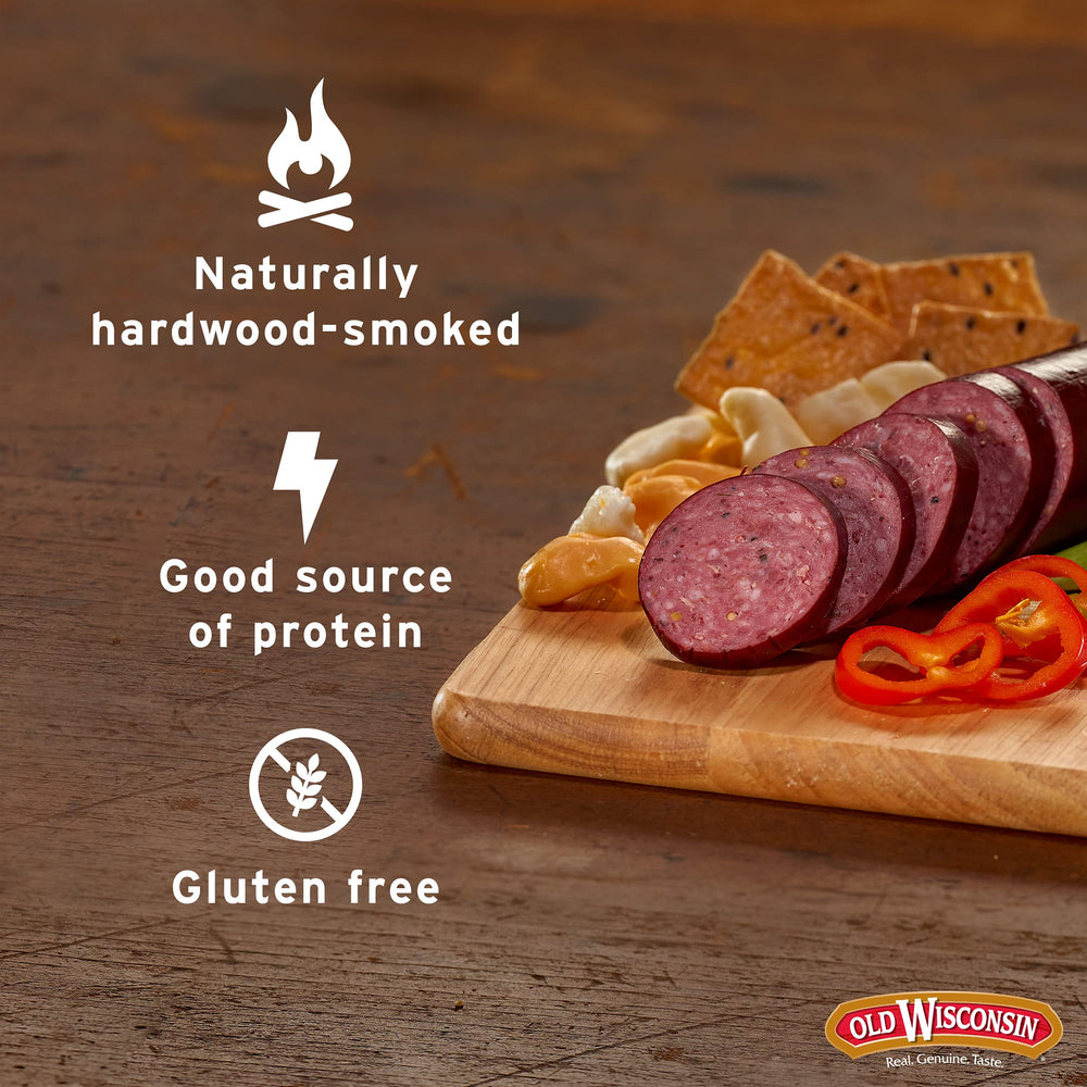 Old Wisconsin Beef Summer Sausage, keto-friendly choice for meat lovers