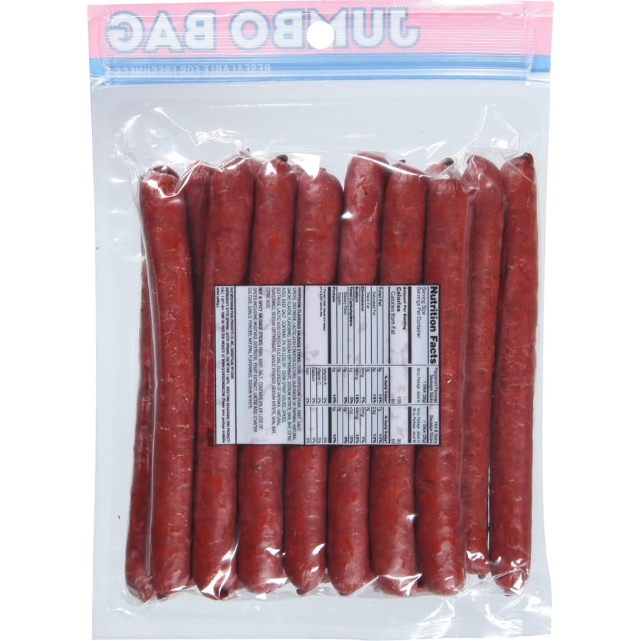 Hardwood-smoked finish on Old Wisconsin sticks signals deep flavor.