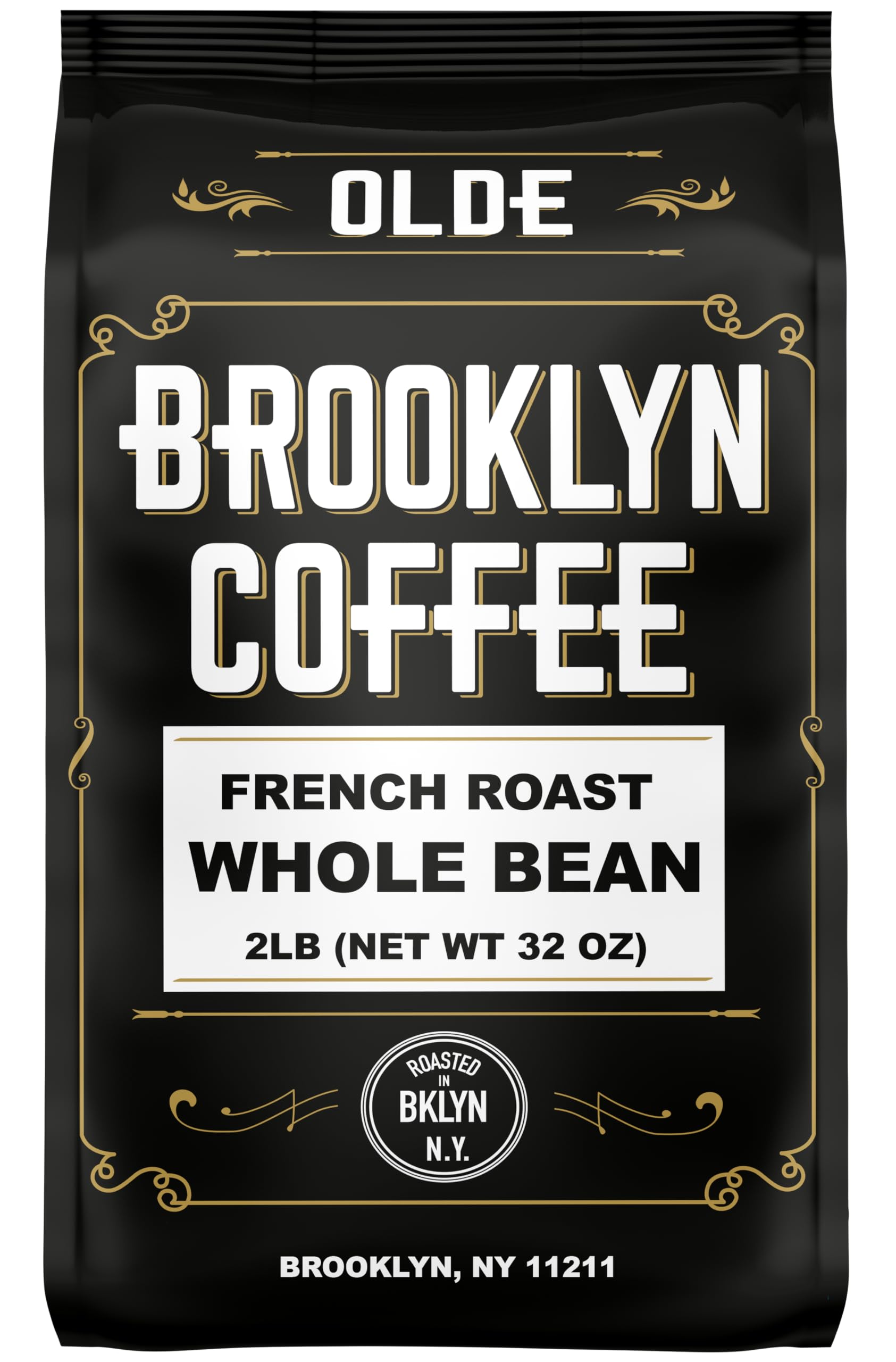Olde Brooklyn Coffee whole bean aroma ready for a bold morning brew.