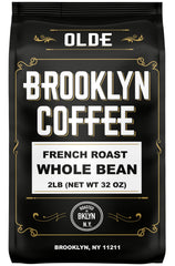 Olde Brooklyn Coffee whole bean aroma ready for a bold morning brew.
