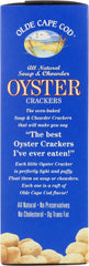Olde Cape Cod Oyster Crackers served in bowl, perfect snack.