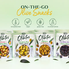 Olibites olives marinated in extra virgin olive oil for rich aroma