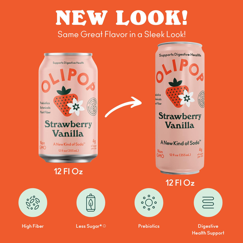 OLIPOP bubbles closeup conveys lively carbonation and a refreshing finish