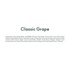 OLIPOP Classic Grape pantry pack image suggests convenient 12-pack for on-the-go.