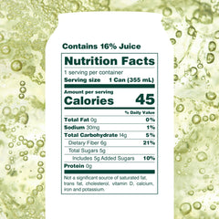 Pouring OLIPOP Lemon Lime into a glass shows refreshing fizz and balance