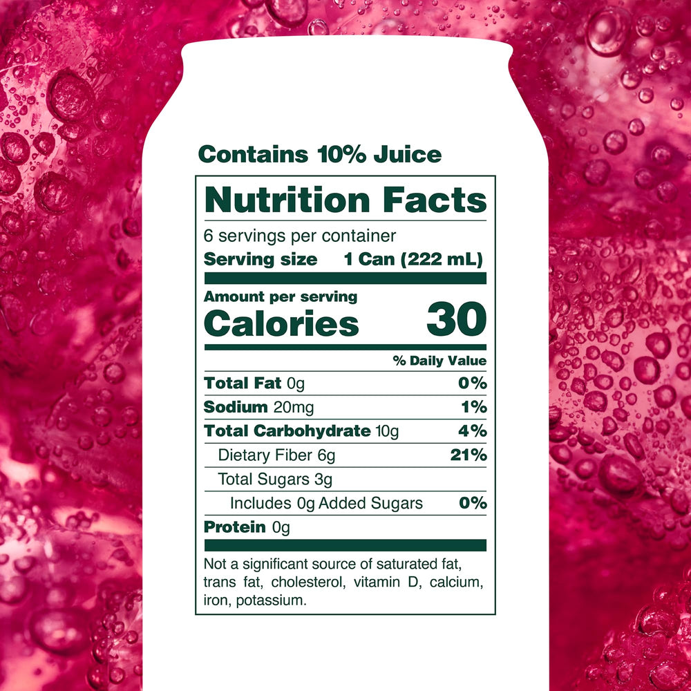 OLIPOP Minis label close-up emphasizing gluten-free and non-GMO credentials