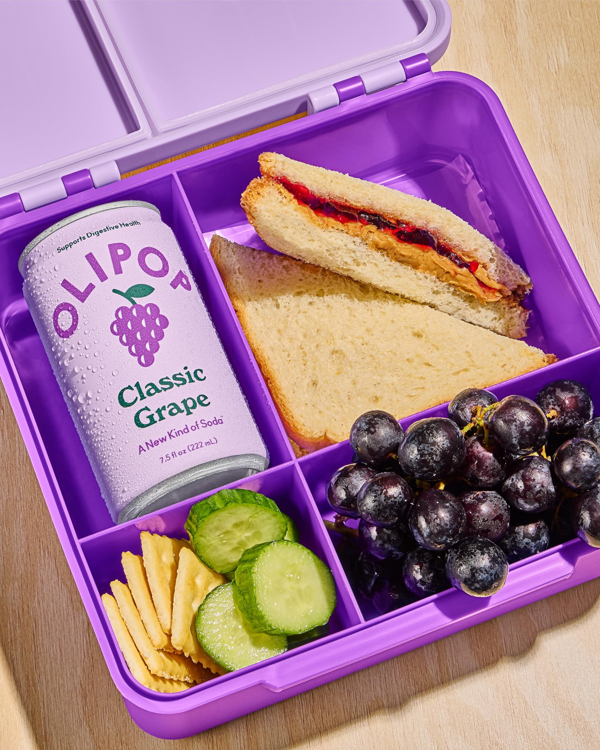 OLIPOP Minis pantry pack on shelf for convenient on-the-go enjoyment