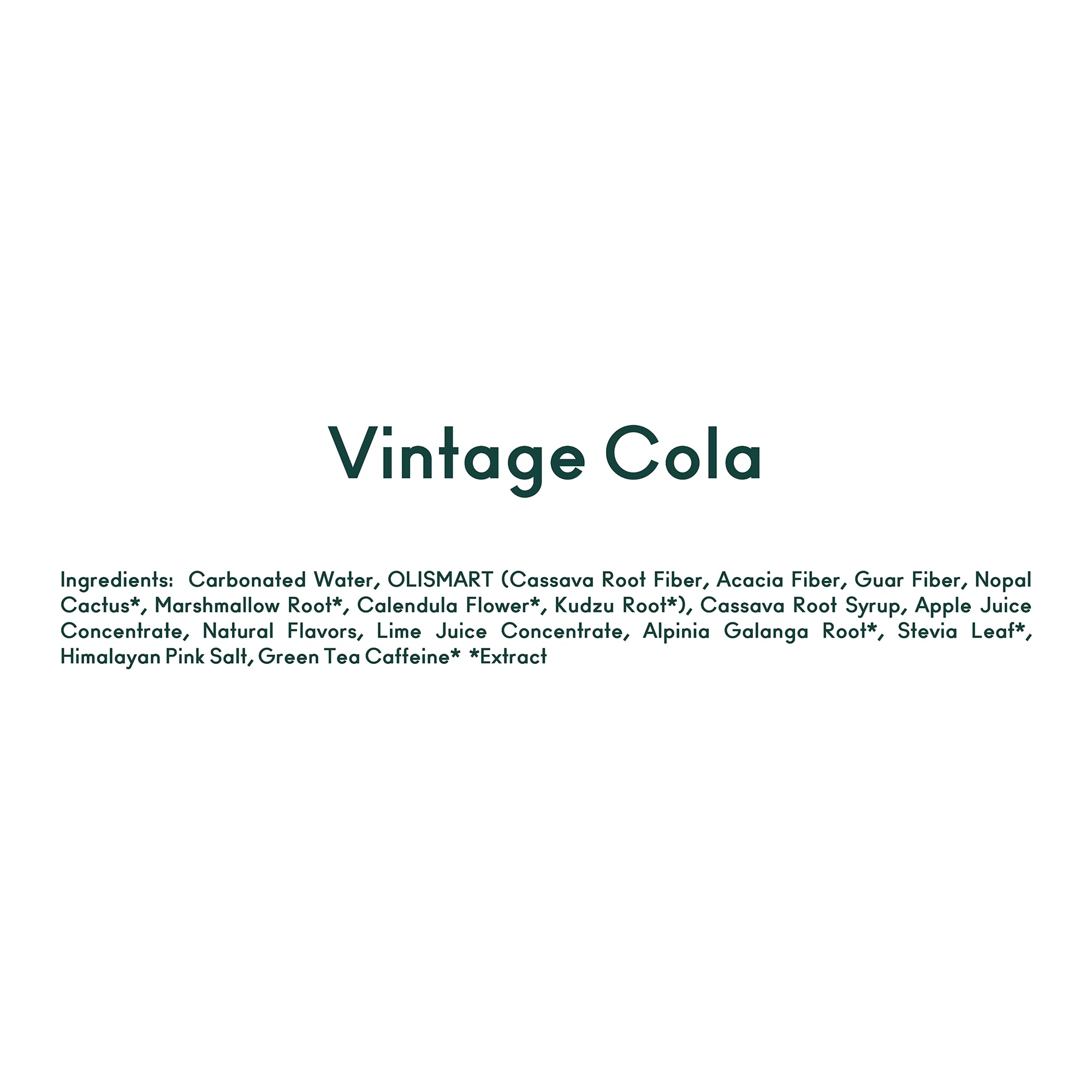 OLIPOP Minis Vintage Cola six-pack display in a store setting.