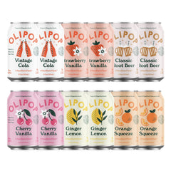 OLIPOP sampler 6-flavor pack front view for flavor exploration