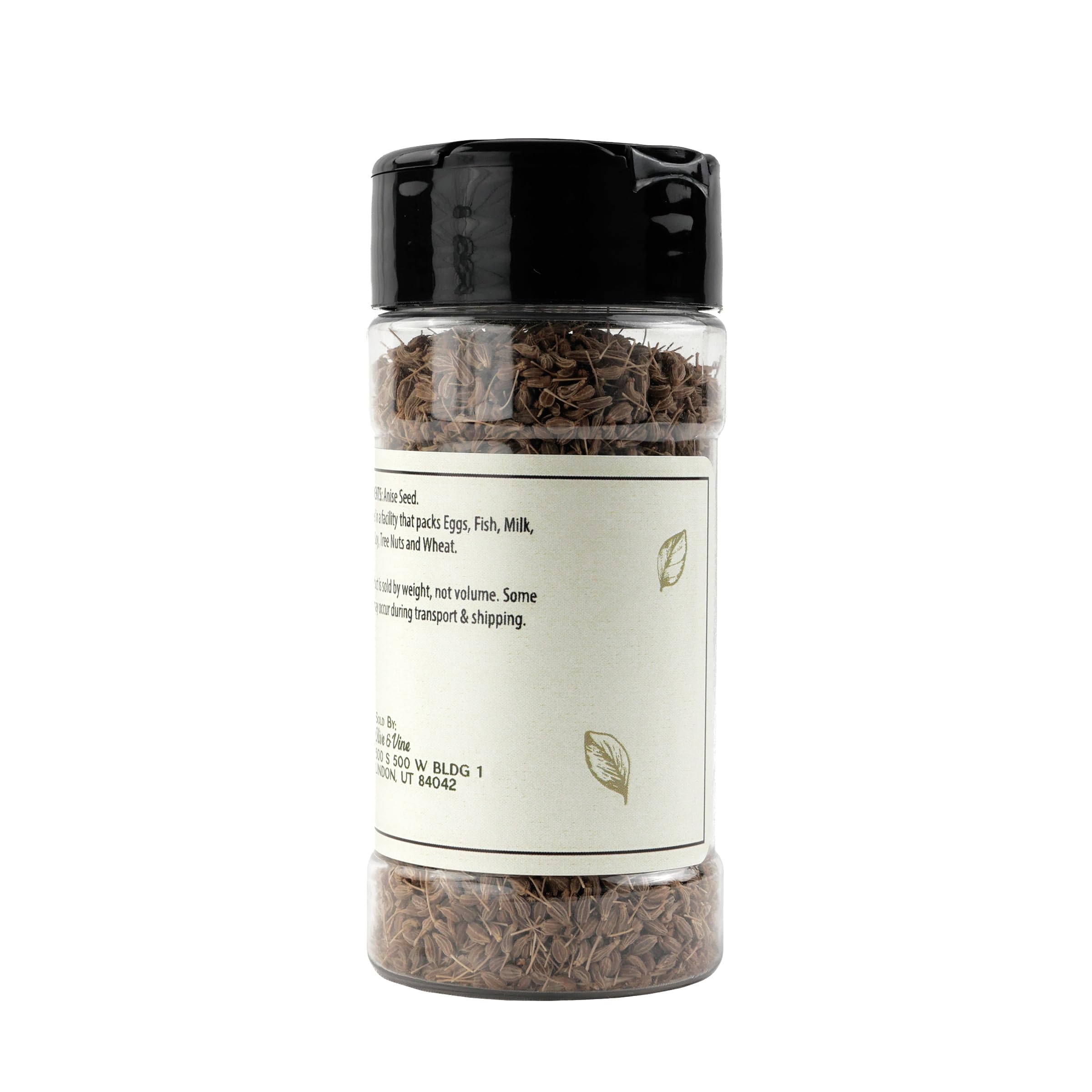 Olive & Vine spice rack with anise seed for Mediterranean cooking.