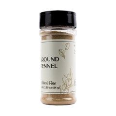 Olive & Vine fennel powder adds subtle anise to sauces and marinades.