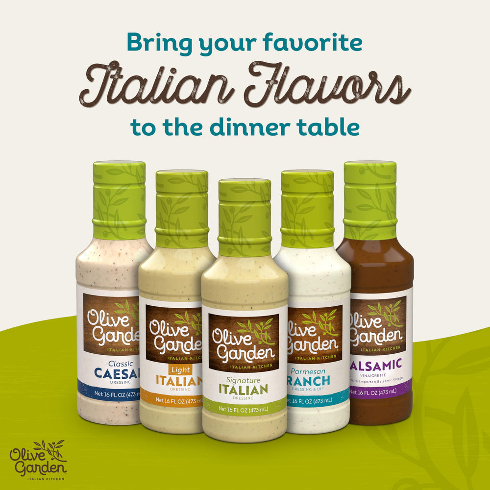 Olive Garden Parmesan Ranch dressing jar on table ready to serve