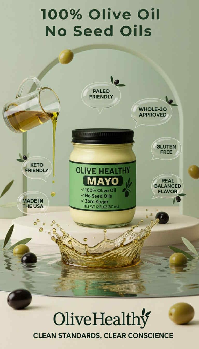 Olive Healthy Mayo dip plate with vegetables, savory dip option