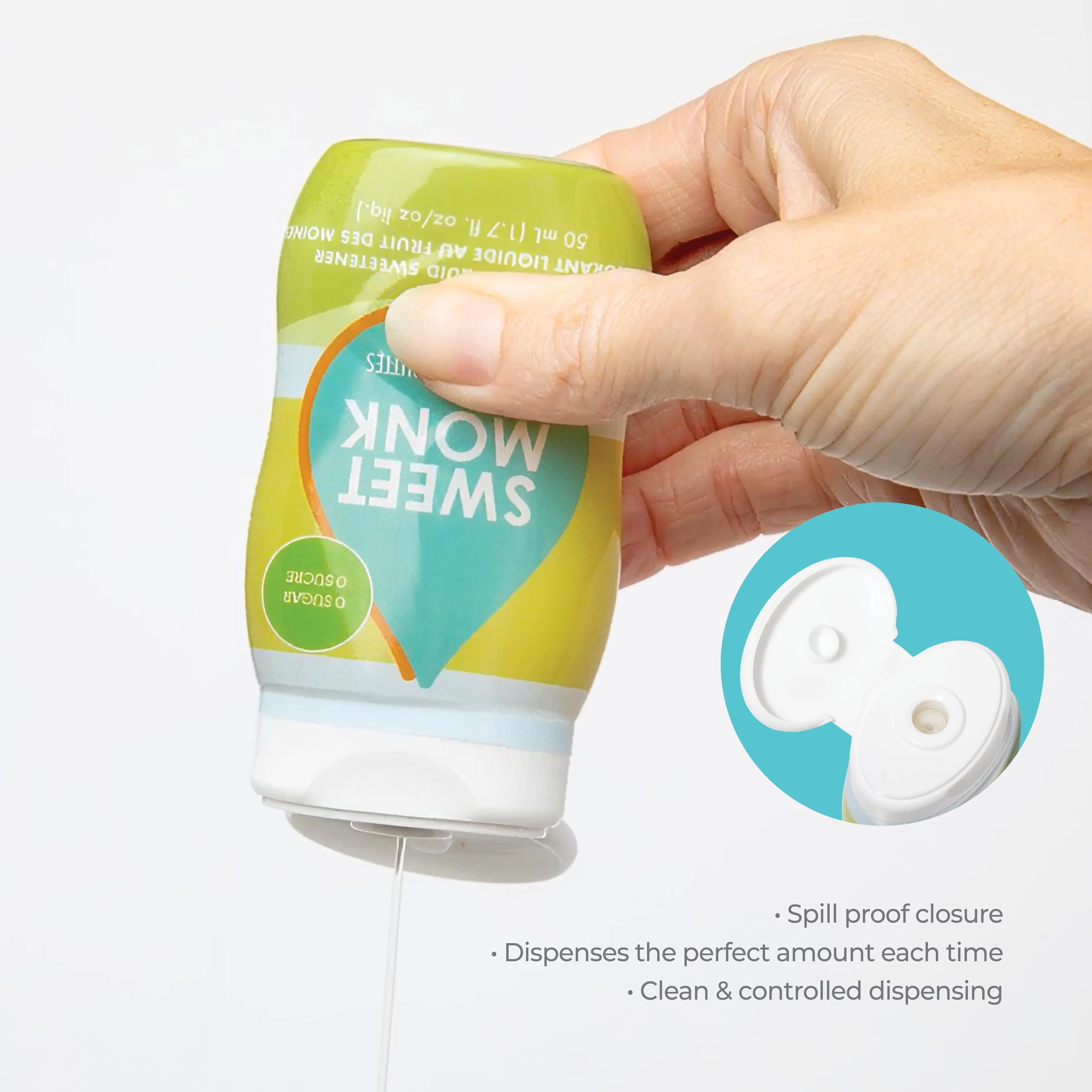 OLÜ NATURALS SweetMonk tea drops for sugar-free tea flavor