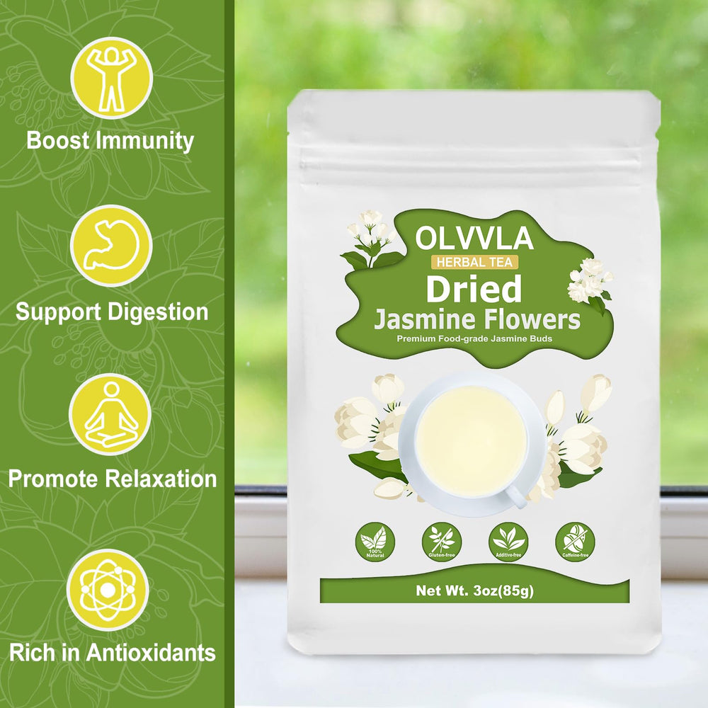 Olvvla jasmine buds crisp dry captures authentic fragrance for tea