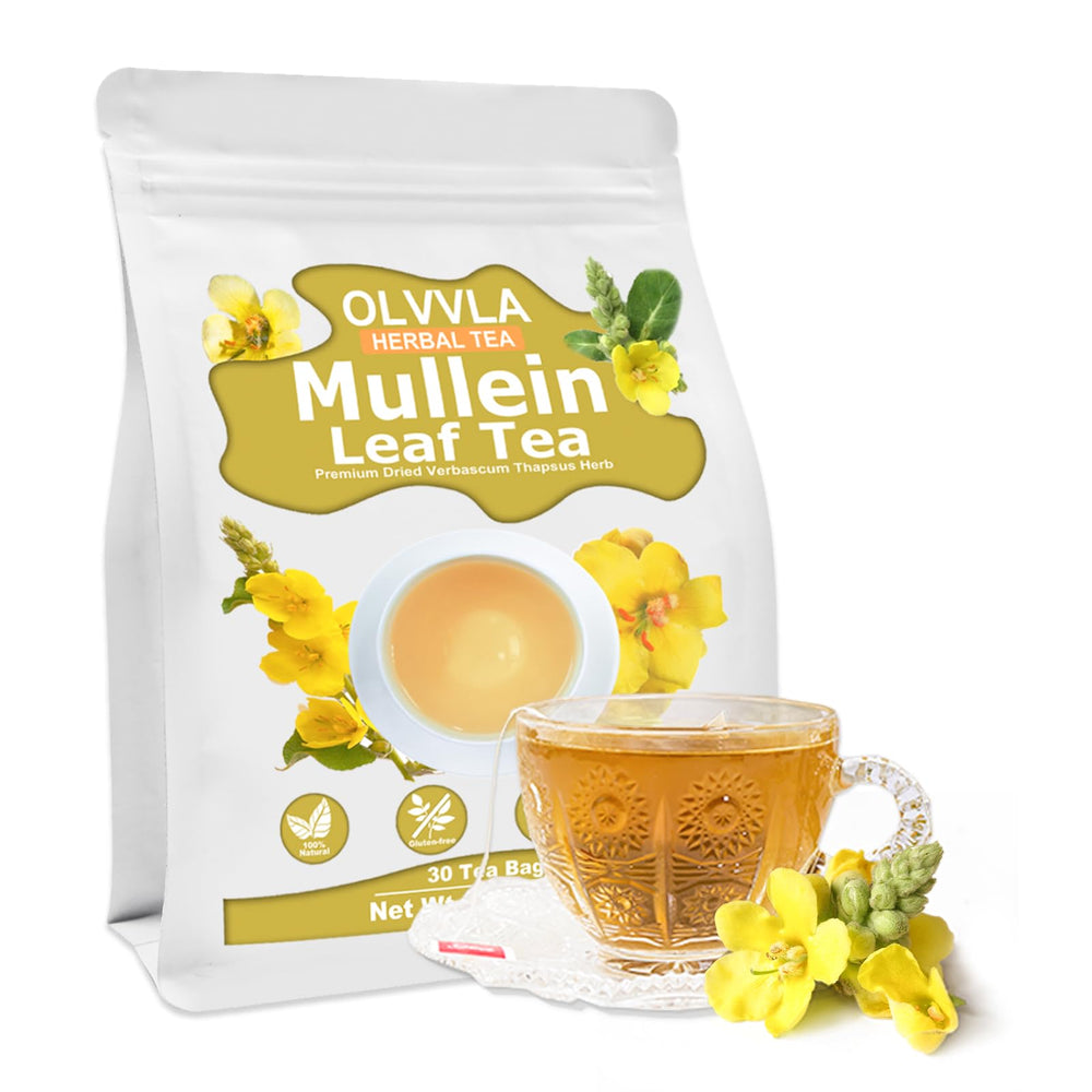 Olvvla mullein tea bags pack with calming aroma for relaxation