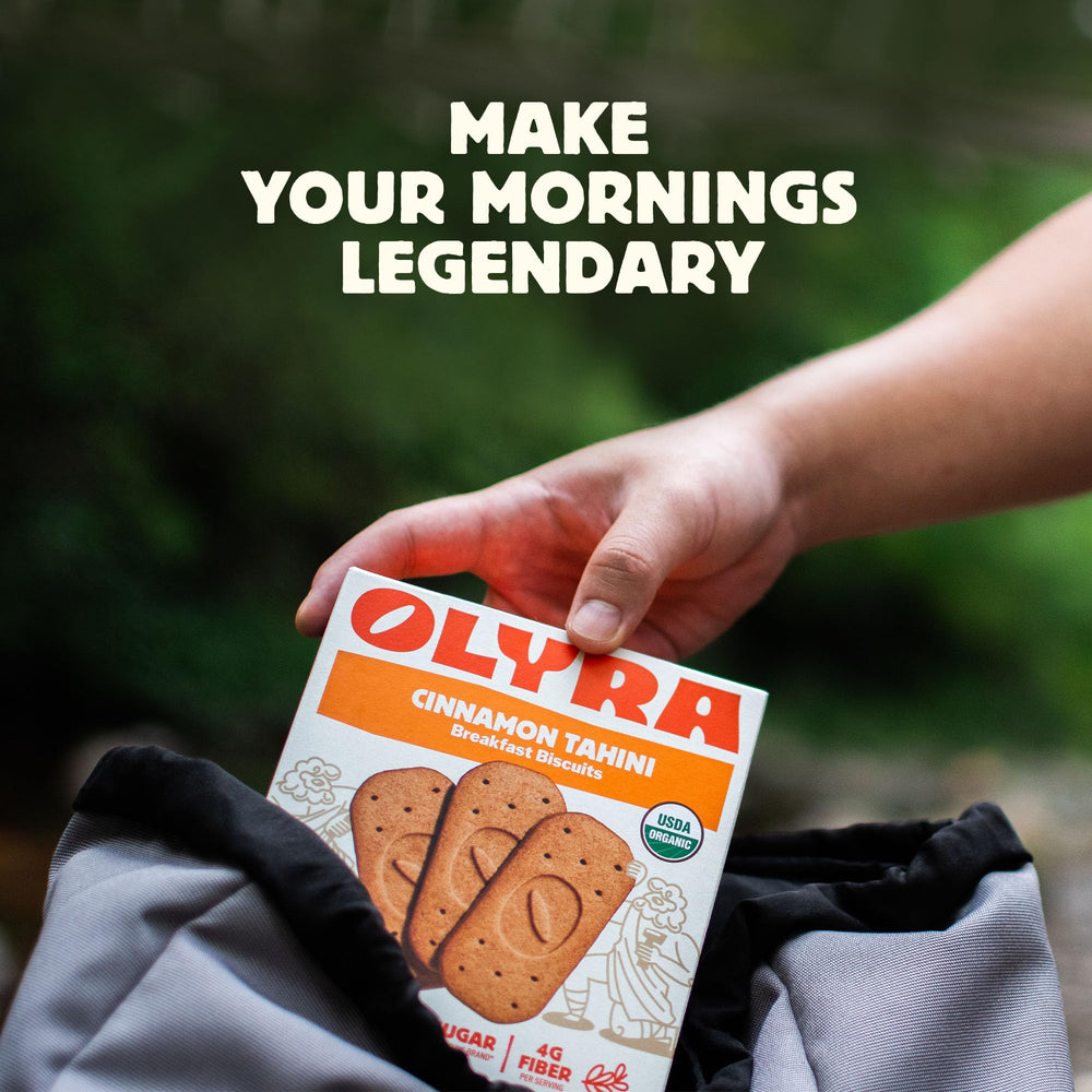 Olyra gluten-free label visible on packaging