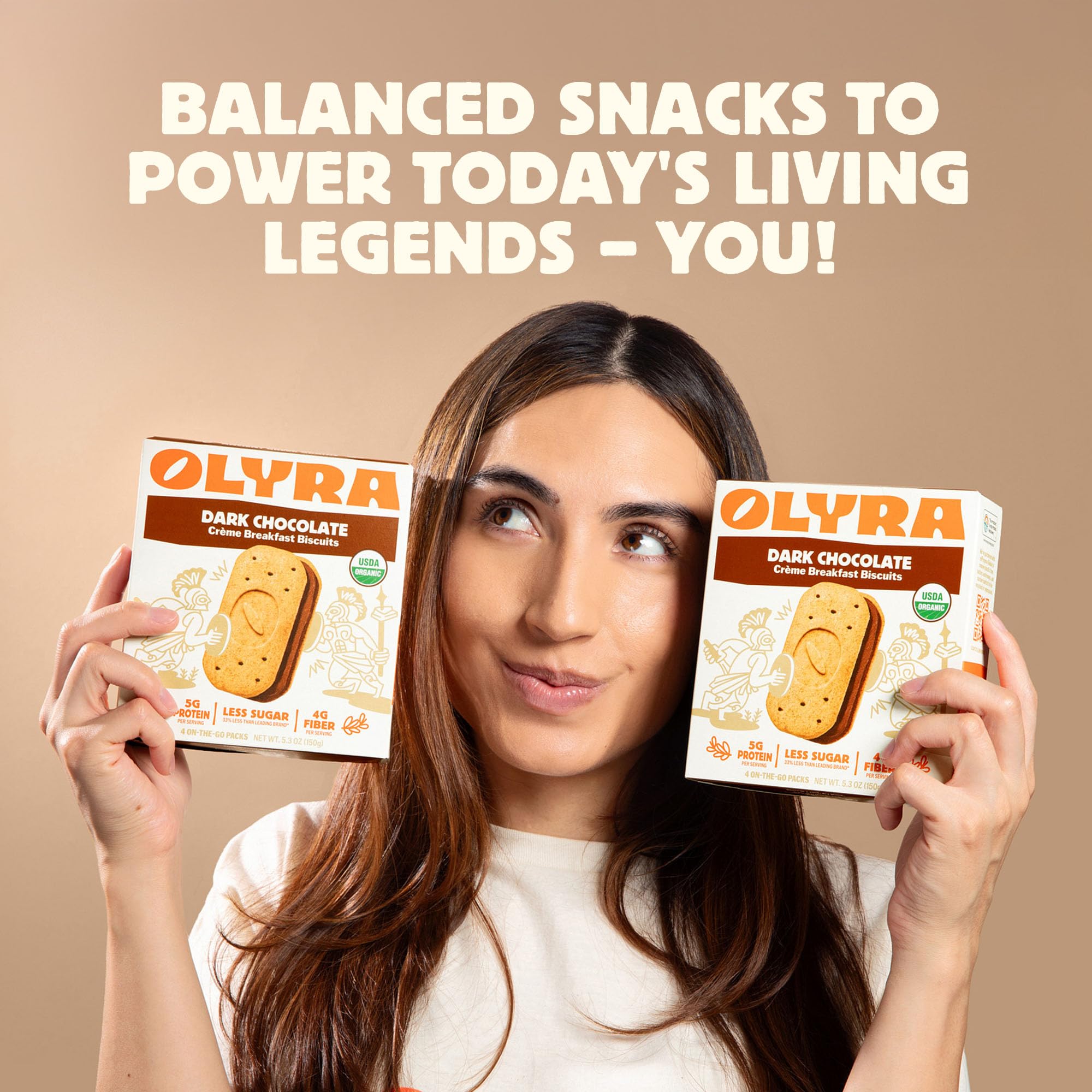 Olyra office-friendly snack option for adults seeking a low-sugar, high-fiber bite.