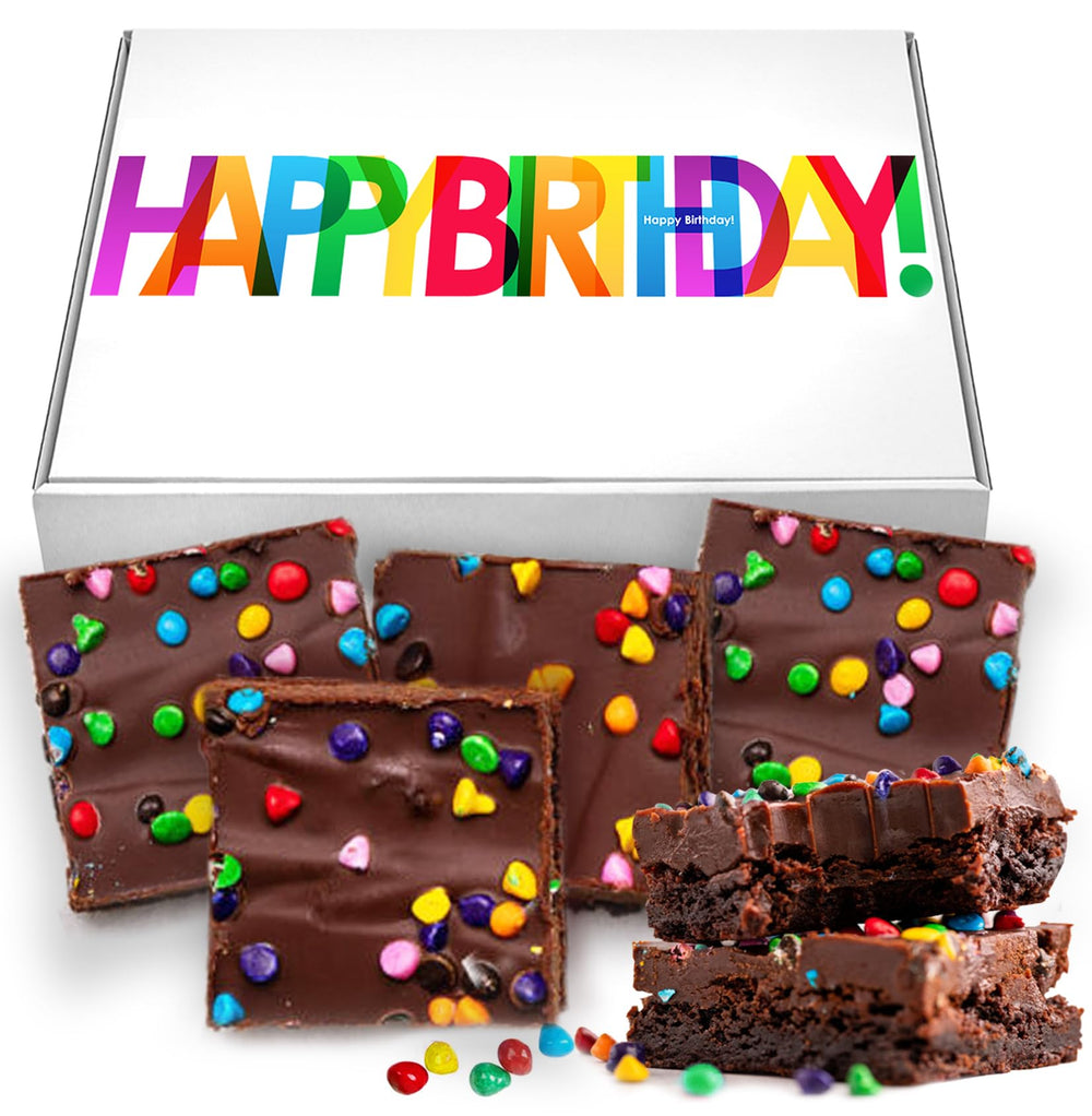 OMCookie birthday party brownies gift box ready for celebrations