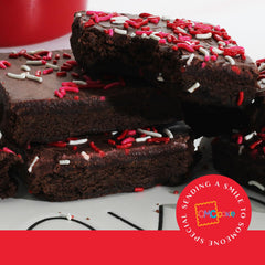 OMCookie individually wrapped brownies for easy gifting and freshness.