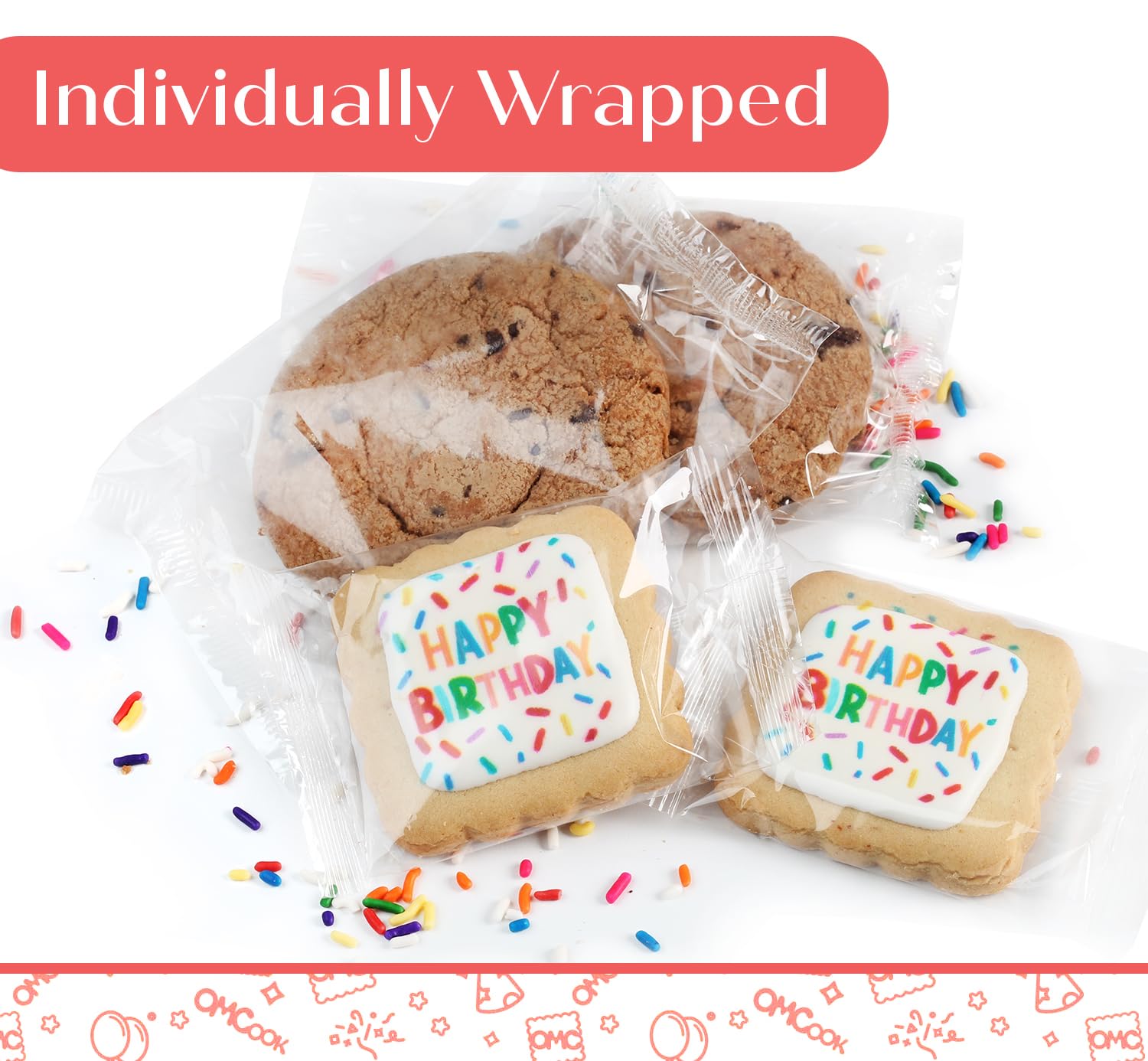 OMCookie individually wrapped cookies ensure freshness and easy gifting.