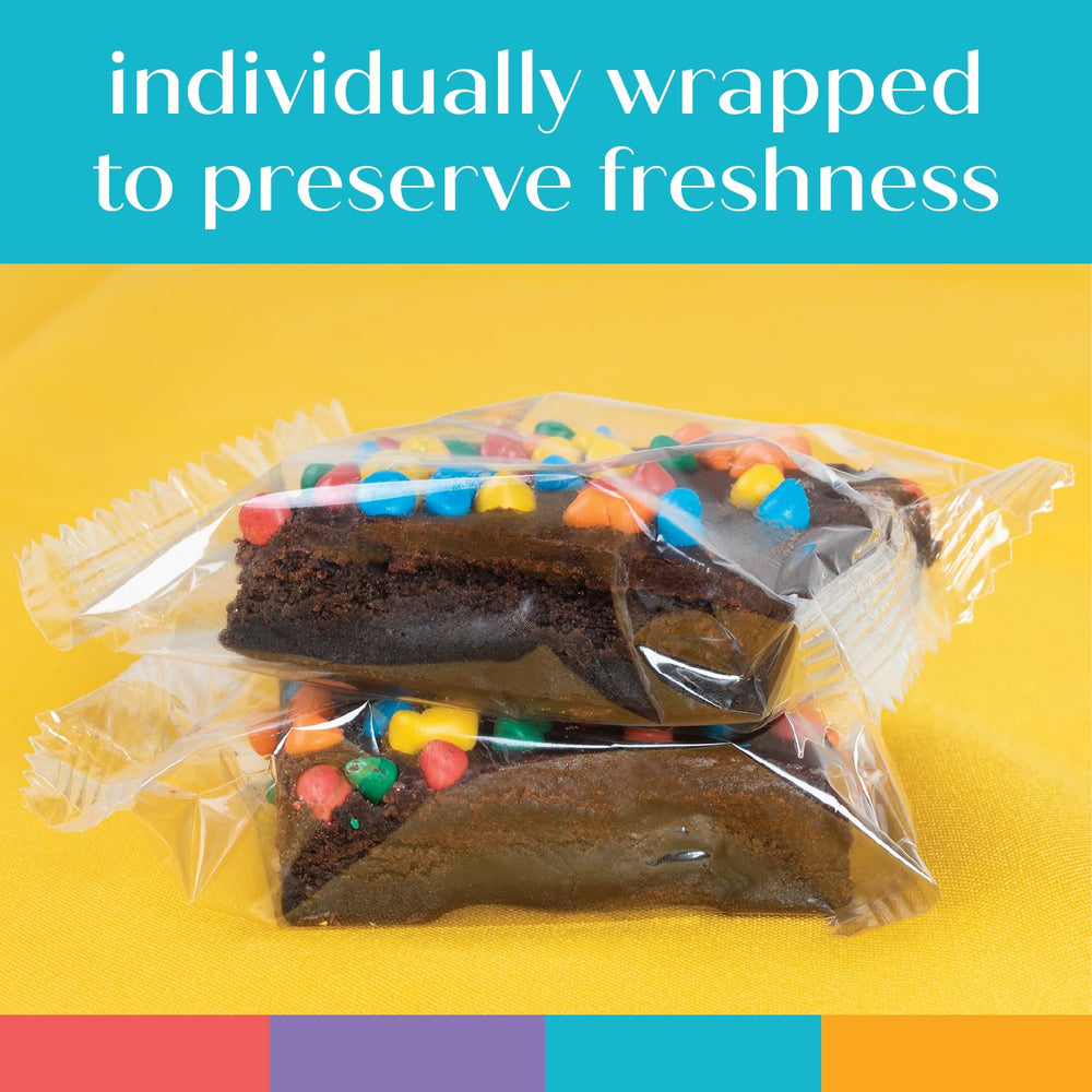 OMCookie Kosher Pareve label on brownies for inclusive gifting options.
