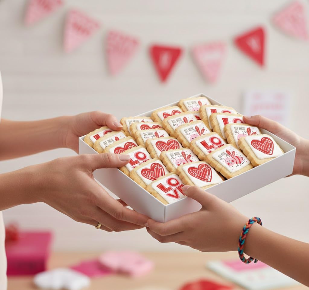 OMCookie locally made in the USA valentines cookies, supporting local bakers