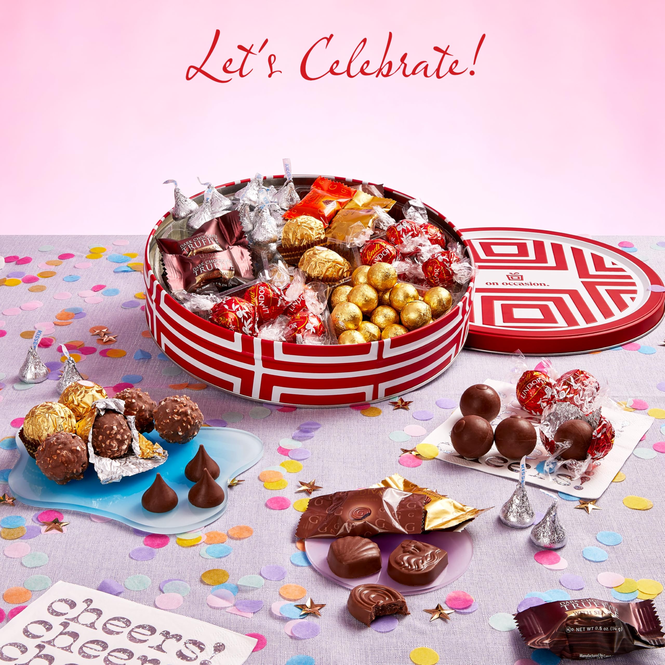 On Occasion Hershey kisses selection closeup invites easy sharing and casual celebrations.