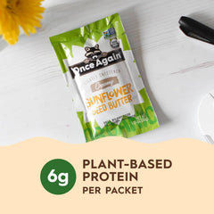 Once Again sunflower butter packets travel snack ideal for airplane or car.
