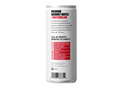 Once Upon A Coconut Watermelon Coconut Water label notes gluten-free and non-GMO ingredients.