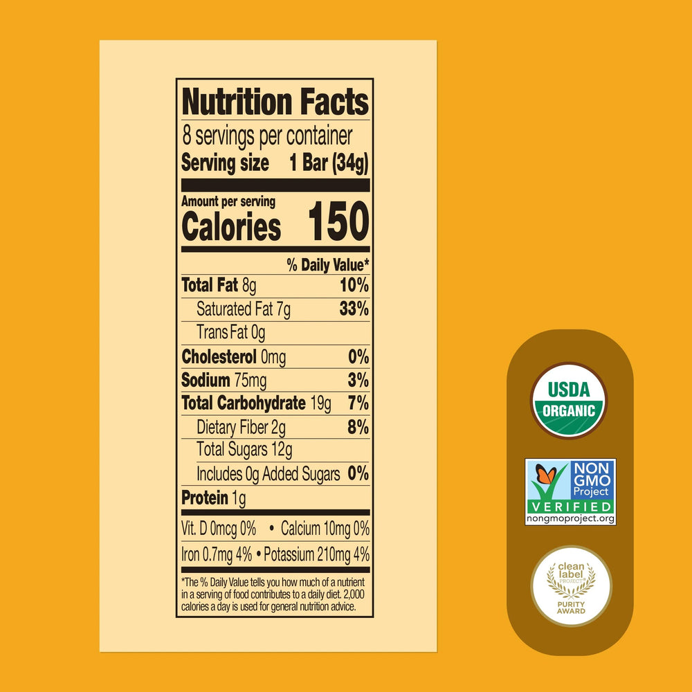 Once Upon a Farm organic snacking bar with real fruit and veggies