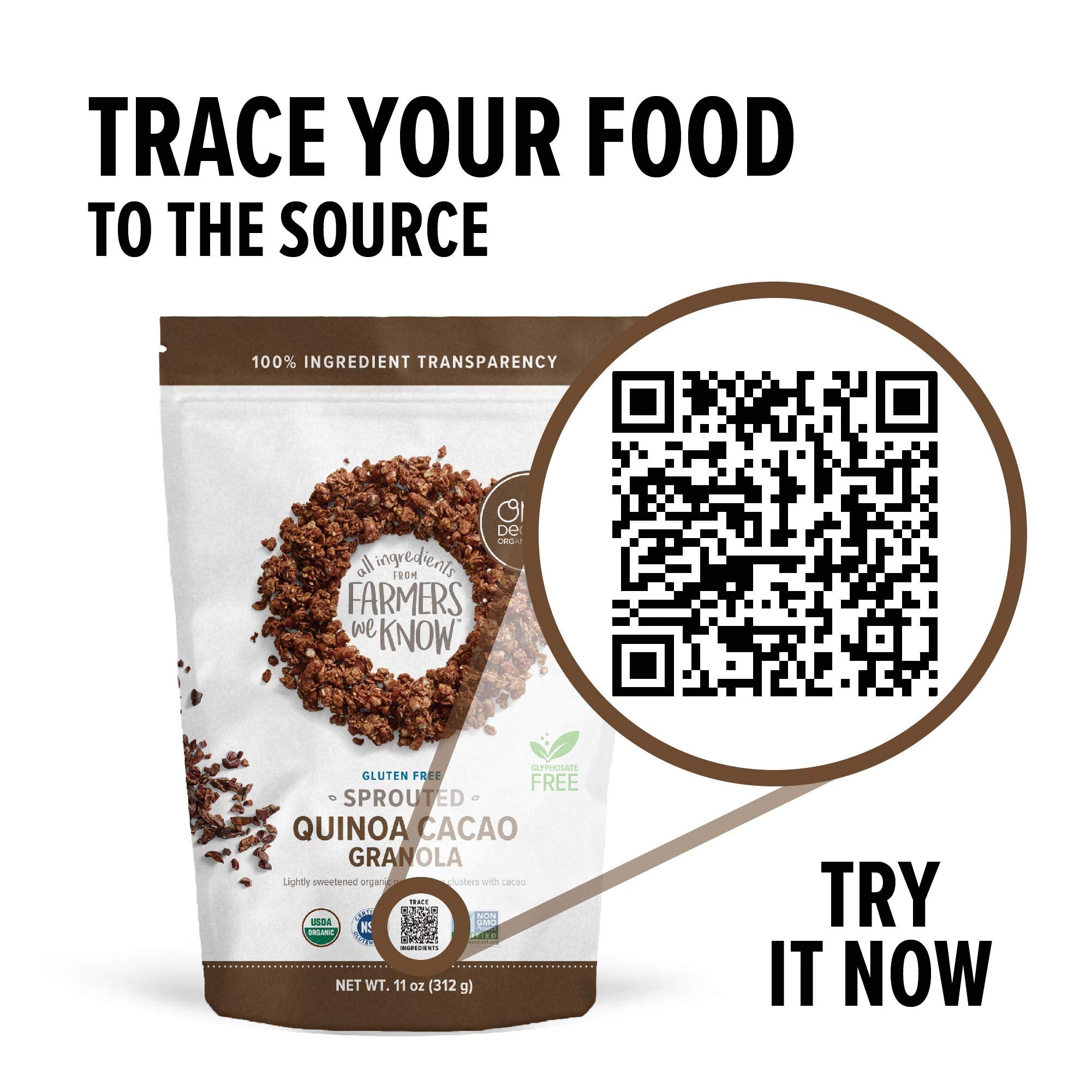 One Degree farm spotlight illustrating transparent sourcing of ingredients