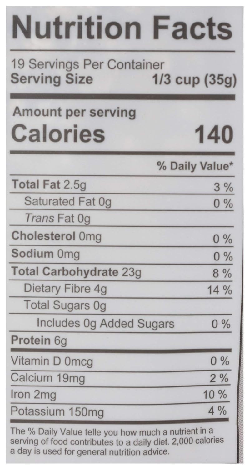 One Degree Organic Foods 24 oz oats packaging on a kitchen counter.