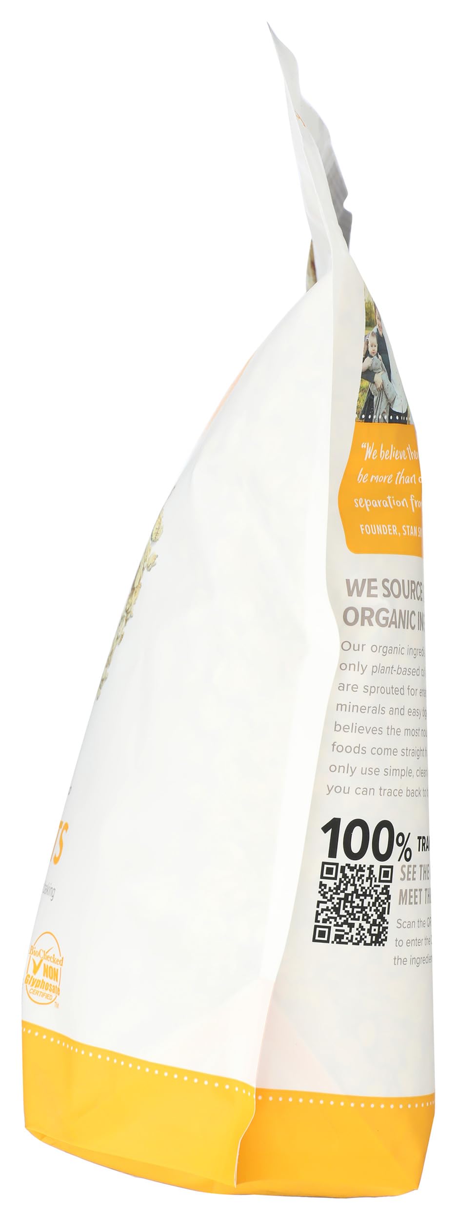 One Degree Organic Foods product shows USDA Organic seal and label.