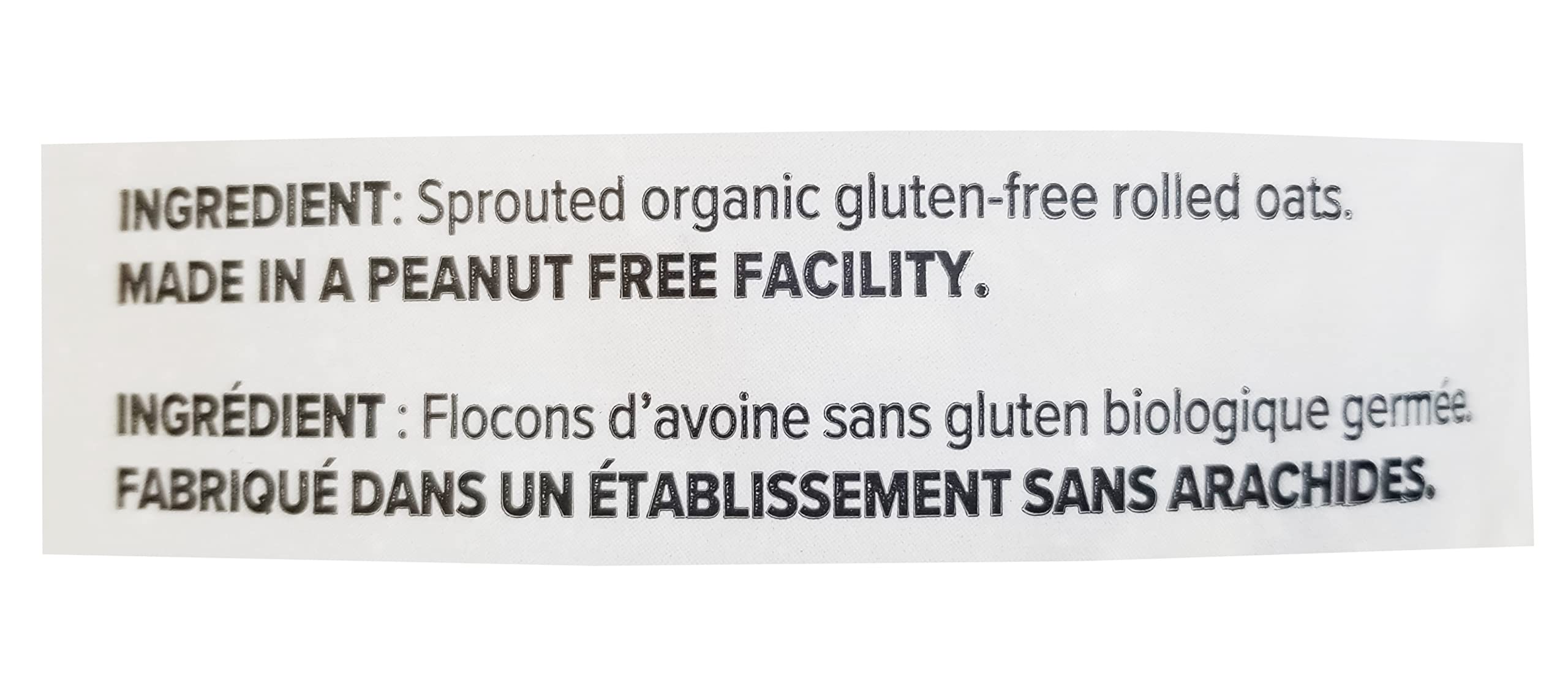 One Degree Organic gluten free sprouted rolled oats pouring into a saucepan.