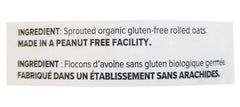 One Degree Organic gluten free sprouted rolled oats pouring into a saucepan.