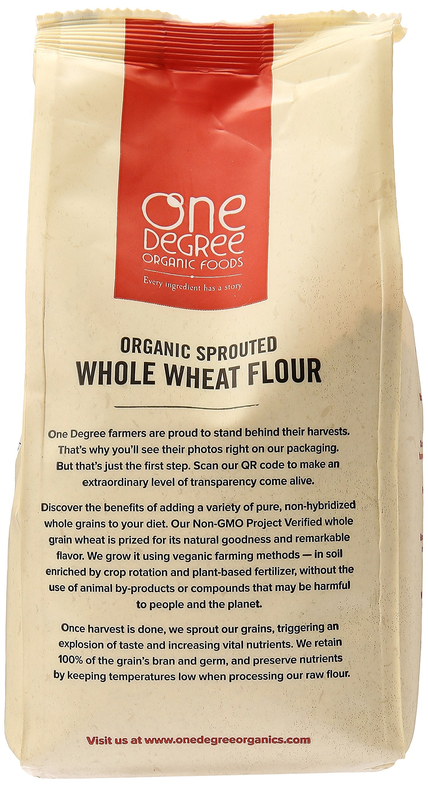 One Degree Organic Sprouted Whole Wheat Flour bowl with batter ready for baking.