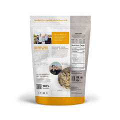 One Degree Oats bag open, ready for quick breakfast or baking use.