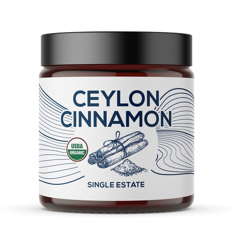 One Farm by WAAYB Organic Ceylon Cinnamon bottle with rich aroma for baking.