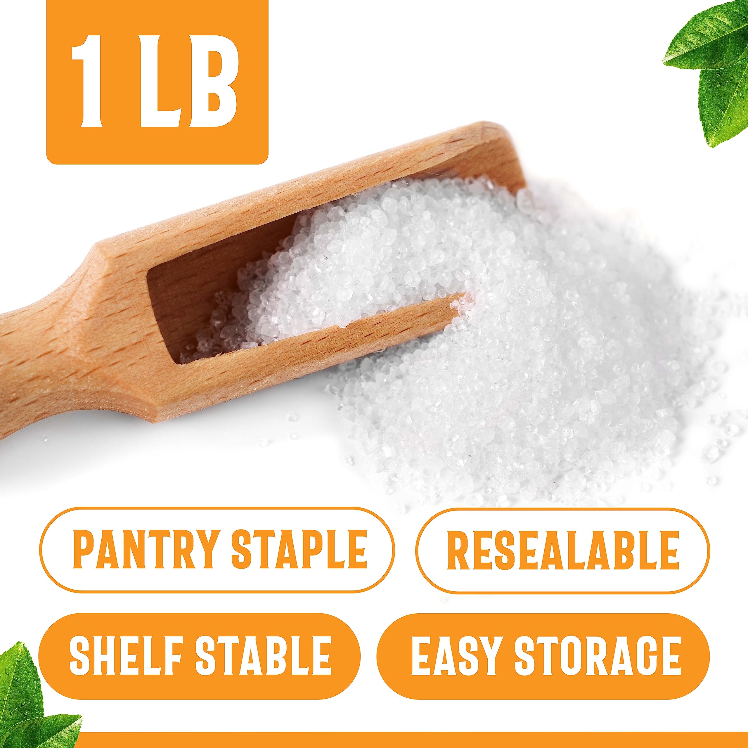 One In A Mill Citric Acid Powder cleaning shot shows stain removal from toilets and kettles.