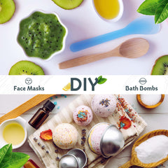 One In A Mill Citric Acid Powder skincare and bath bombs image suggests exfoliation and brightening.