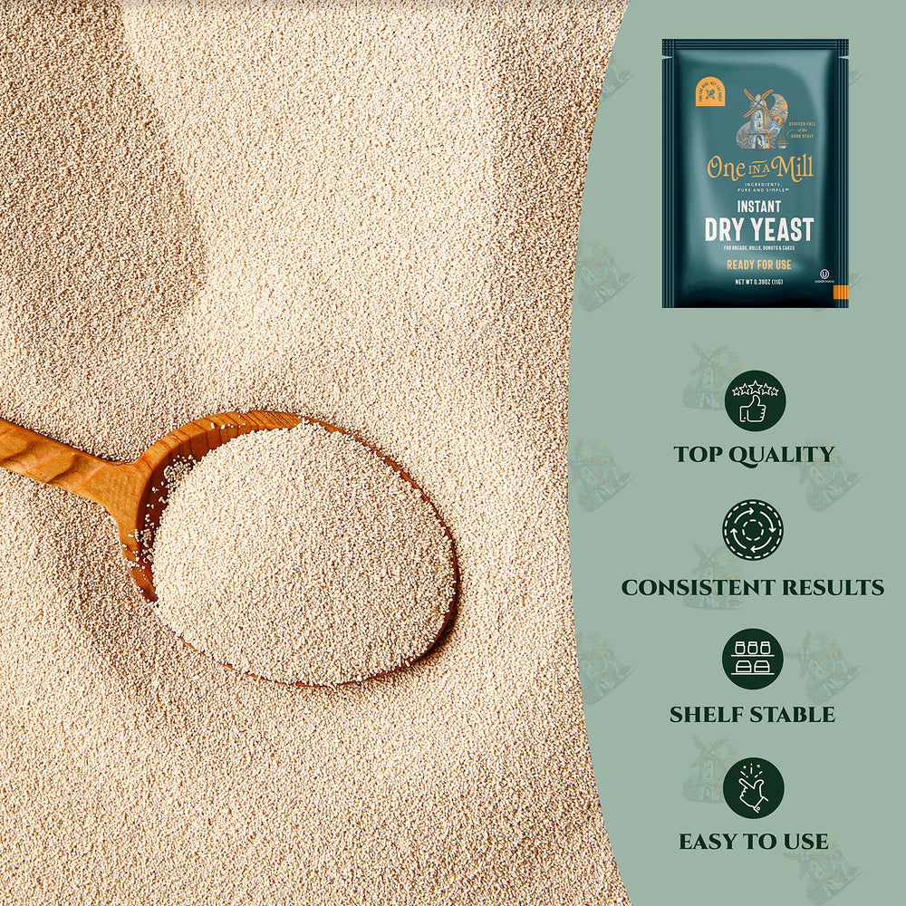 One in a Mill kosher certification label signaling trusted quality.