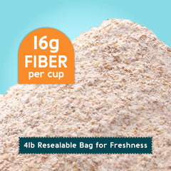 One in a Mill presifted flour bag demonstrates convenience for quick prep.