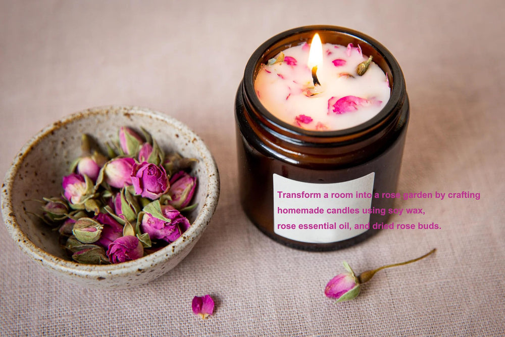 OneDove rose petals in drinks provide a subtle, refreshing aroma.