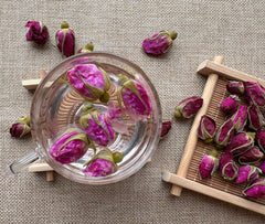 OneDove rose petals for tea and baking add color and fragrance to recipes.