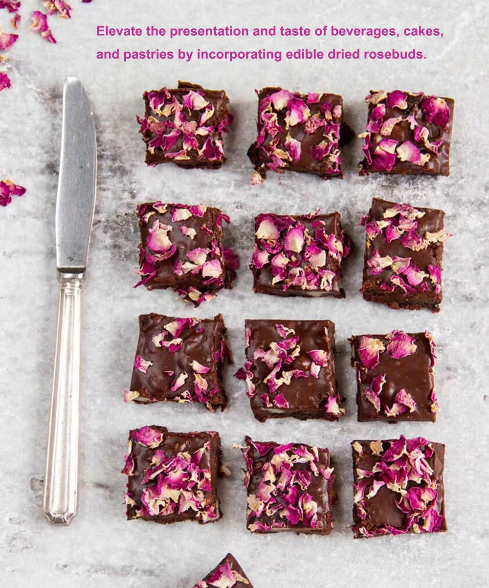 OneDove dried petals added to salads and desserts for a fragrant floral note.