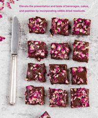 OneDove dried petals added to salads and desserts for a fragrant floral note.