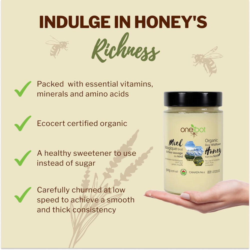 OneRoot enzyme-rich honey highlights natural enzymes and flavorful complexity.