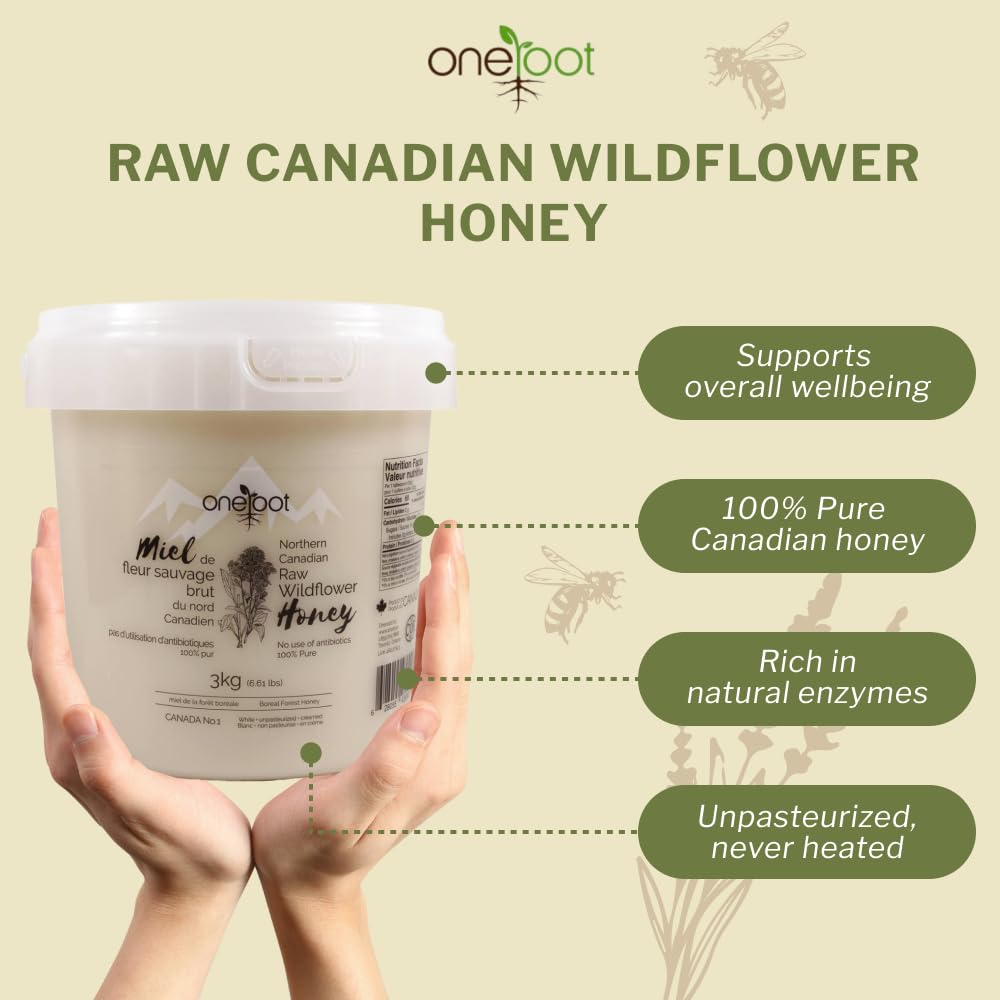 OneRoot honey pour drizzle over pancakes or oats