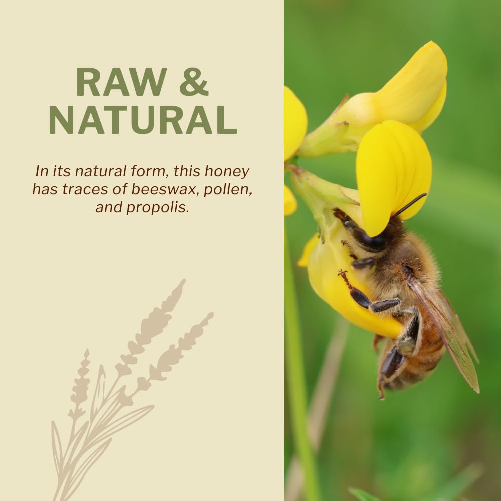 OneRoot raw honey drizzle emphasizes thick, creamy texture